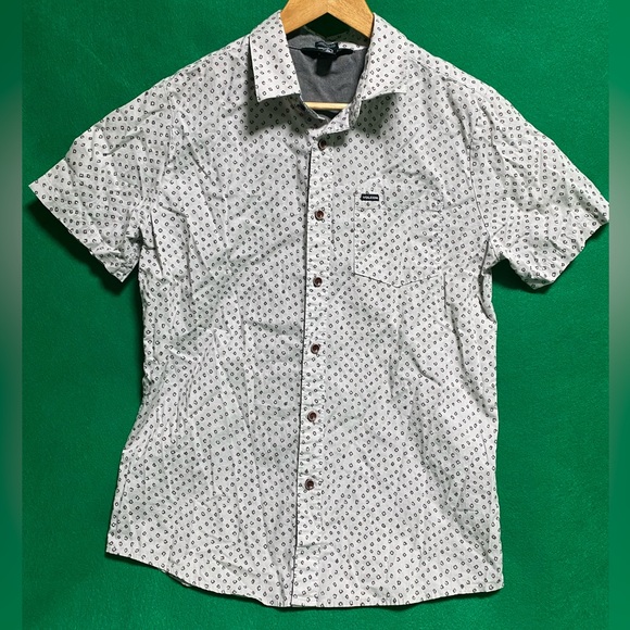 Vintage Volcom casual button up shirt short sleeve - Picture 3 of 5